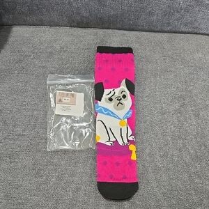 Disney Brand I Love My Dog Socks w/ Percy From Pocahontas New In Package